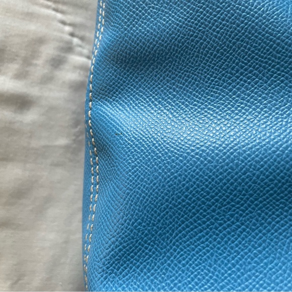 Dooney and Bourke Tote Bag Blue Purse - Picture 9 of 15